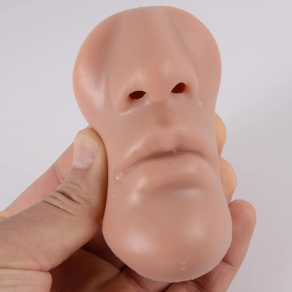Modelo Realístico de Silicone de Rosto com Suporte