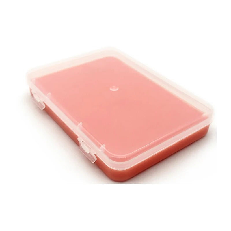 Silicone Ferida Sutura Skin Pad – Modelo DIY Encaixotado com Tampa para Estudantes de Medicina
